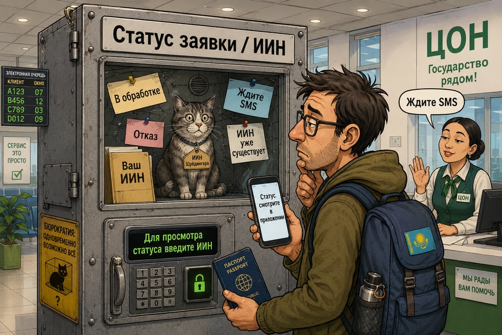 ИИН Шрёдингера: как мой казахстанский план пошёл не по плану